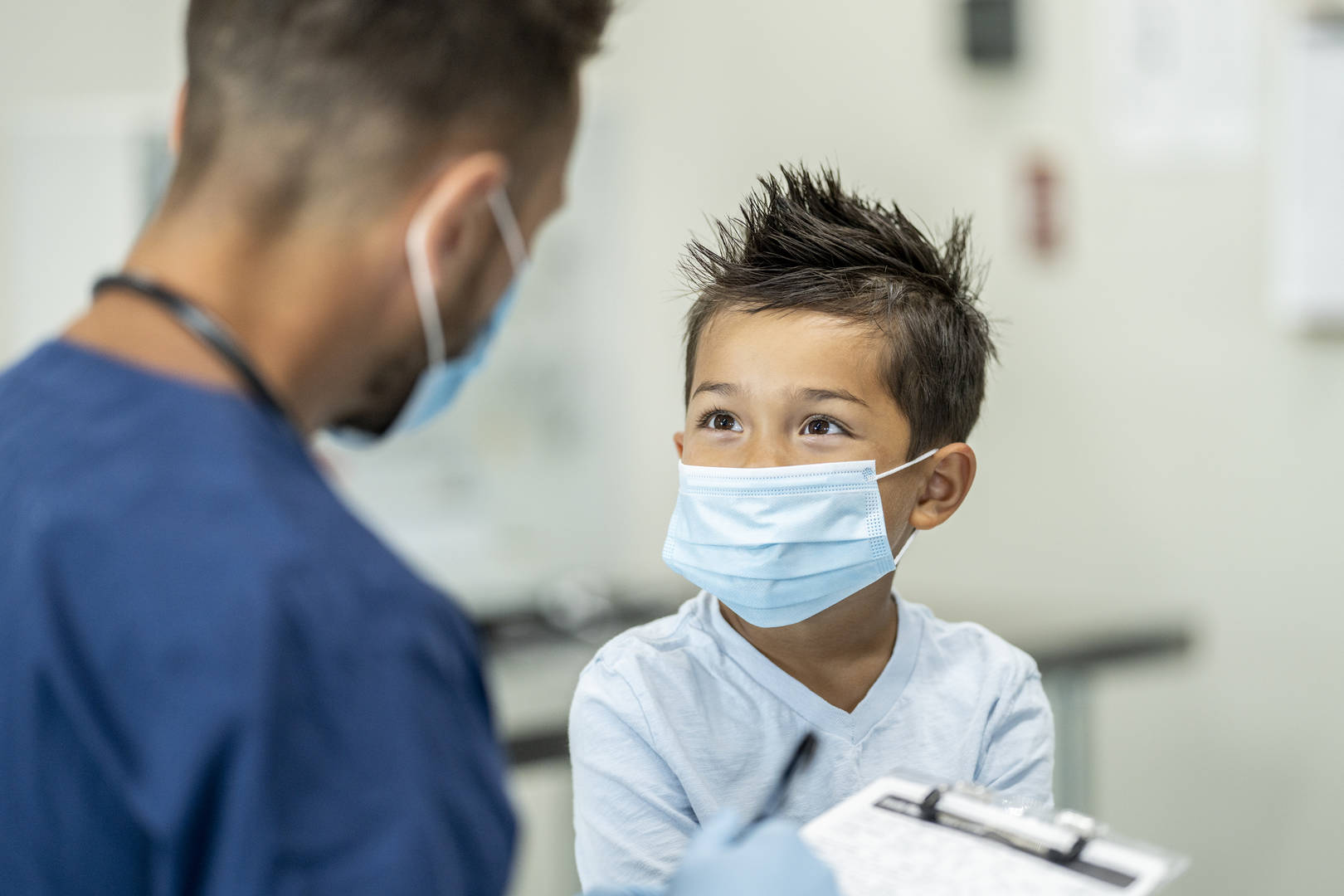 Doctor and child